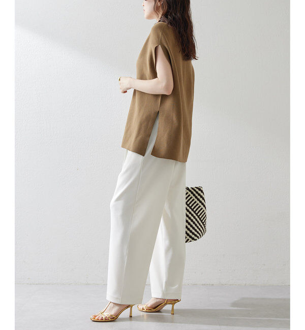  「カットジョーゼットパンツ」|チノ|