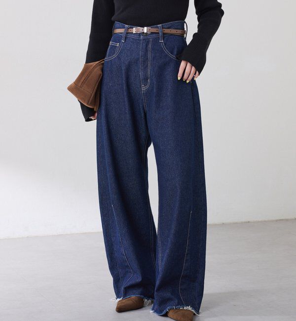  「【累計販売2.４万本】ブルージュデニム」|デニム|