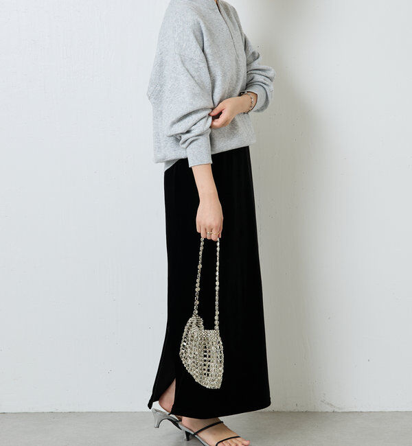  「ジップスウェットライクニット」|ニット・セーター|