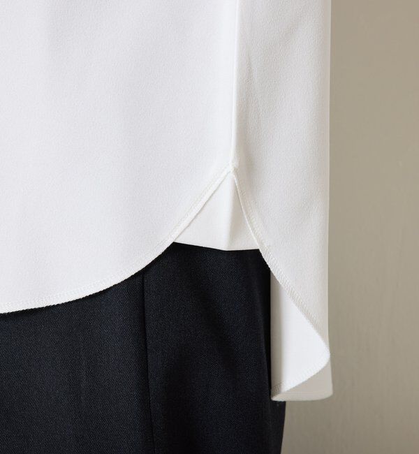  「ハーフスリーブジョーゼット半袖T」|Tシャツ・カットソー|