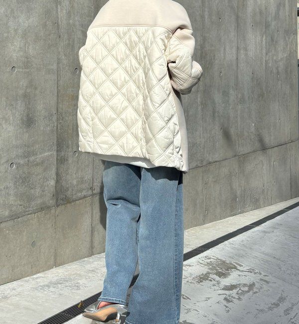 軽くて暖かい】ダンボール×キルティング スムースフィットコート