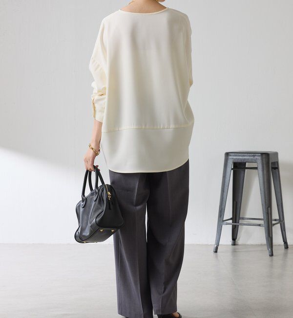  「スキッパーオーバーブラウス」|シャツ・ブラウス|