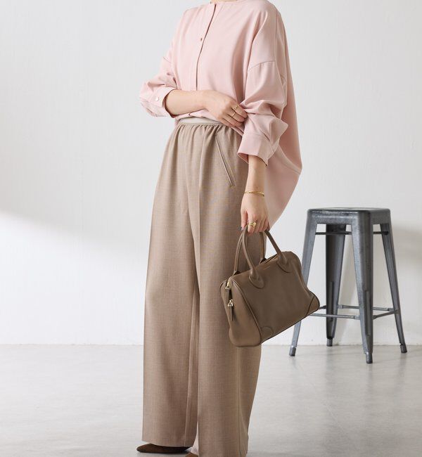  「スキッパーオーバーブラウス」|シャツ・ブラウス|