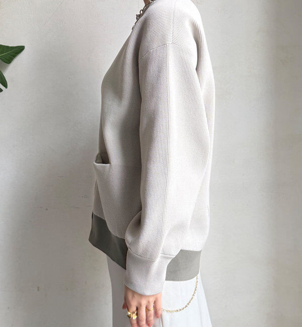  「配色Vカーディガン」|カーディガン|