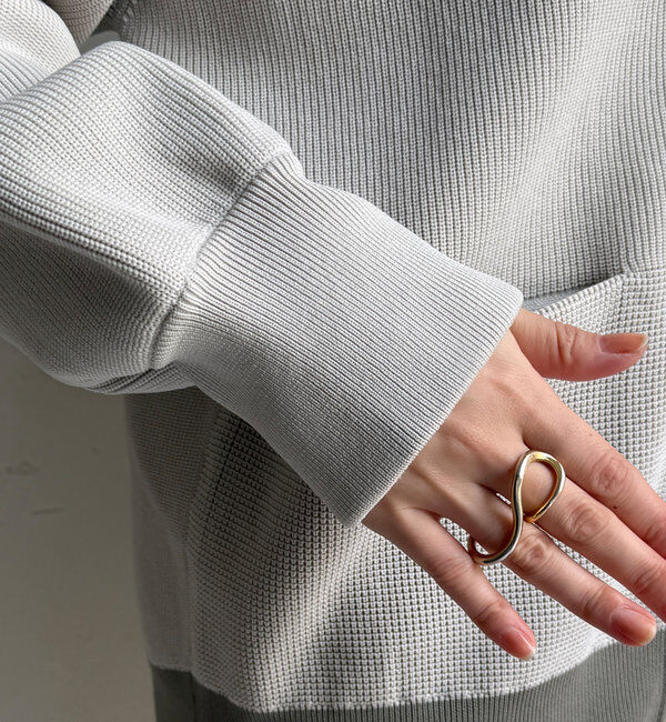  「配色Vカーディガン」|カーディガン|