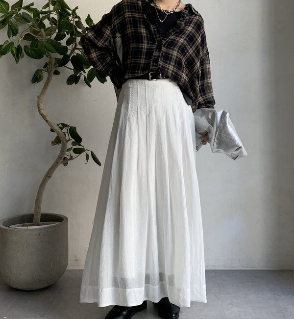  「シアーチェックシャツ」|シャツ・ブラウス|