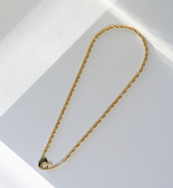  「フックスクリューチェーンネックレス」|ブローチ・コサージュ|ゴールド