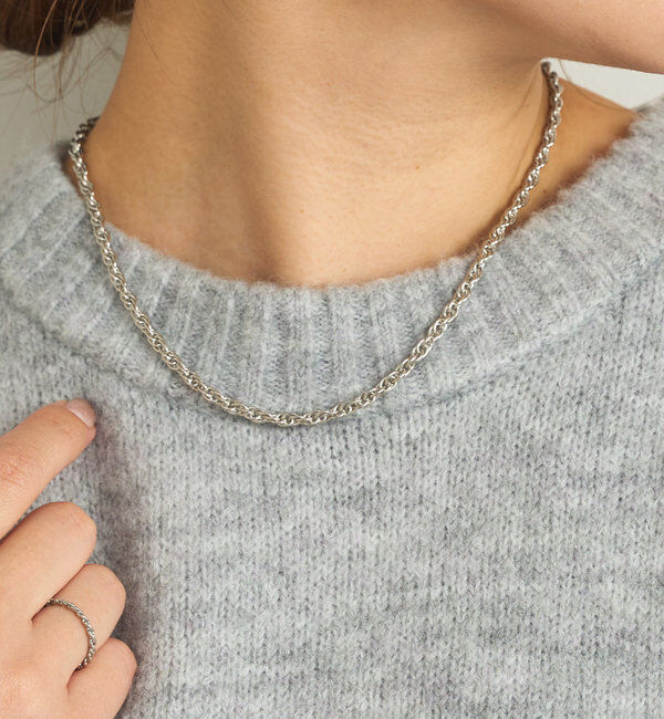  「フックスクリューチェーンネックレス」|ブローチ・コサージュ|