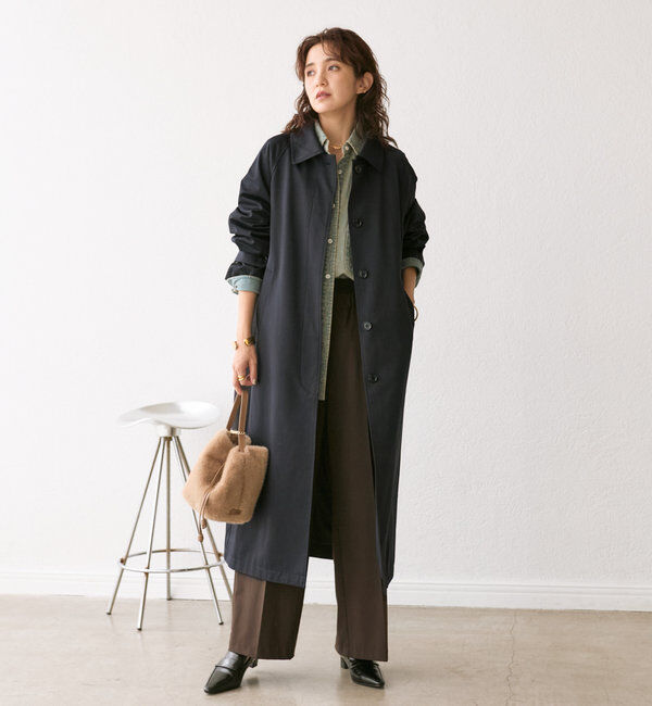  「【MONN.:. (モン)】オーバーステンカラーコート」|その他|