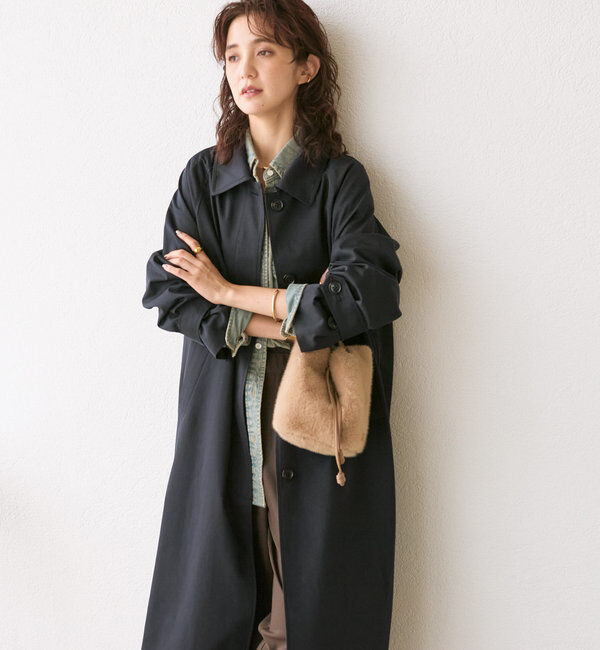  「【MONN.:. (モン)】オーバーステンカラーコート」|その他|