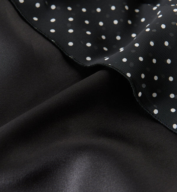  「【軽やかな足元に】ドットシフォンタイトスカート」|スカート|