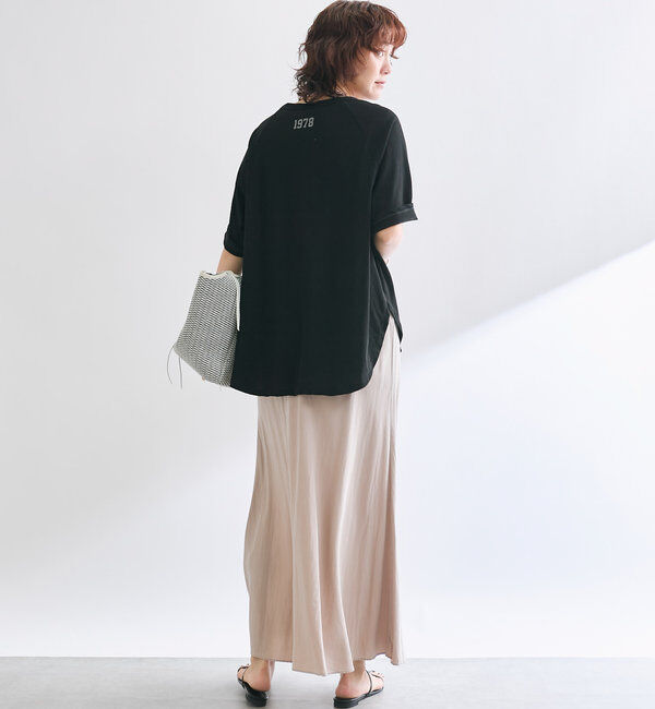  「【セットアップ可】ガーメントダイバイヤススカート」|スカート|