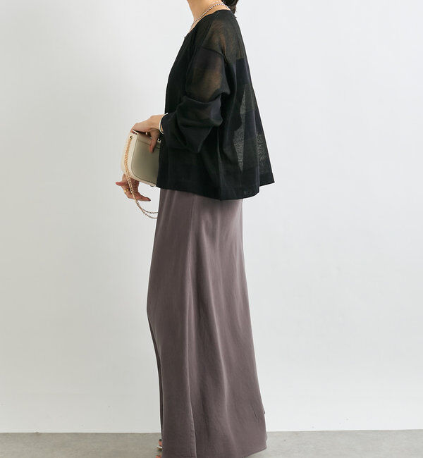  「【セットアップ可】ガーメントダイバイヤススカート」|スカート|