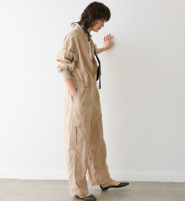  「【一枚で決まる】zipジャンプスーツ」|ワンピース|