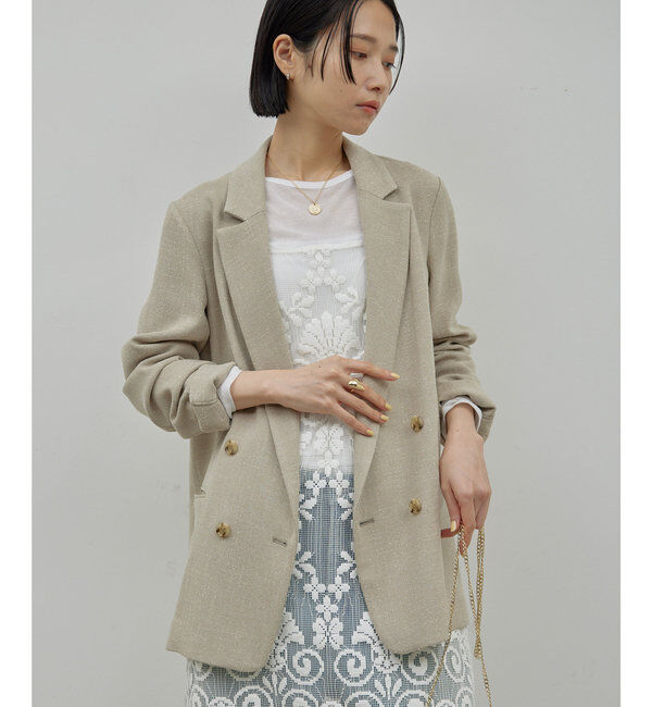  「ツイードジャケット」|テーラードジャケット|