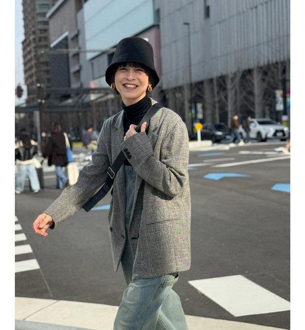  「ツイードジャケット」|テーラードジャケット|