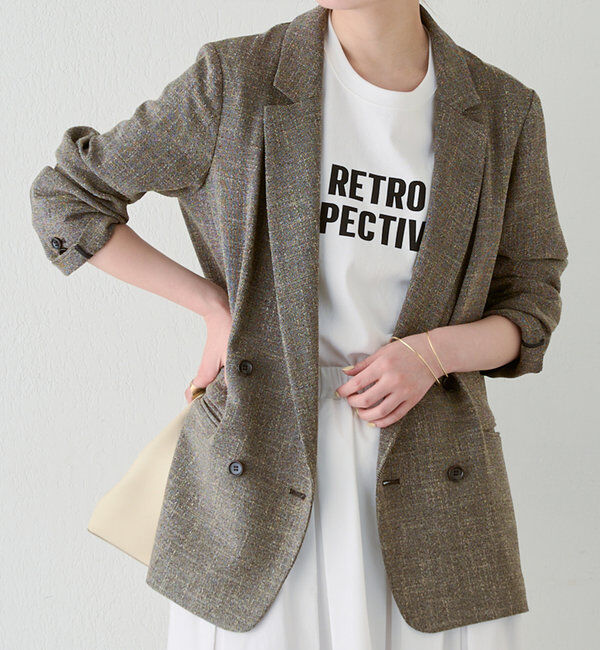  「ツイードジャケット」|テーラードジャケット|