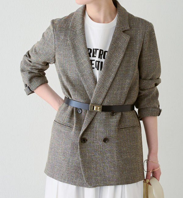  「ツイードジャケット」|テーラードジャケット|