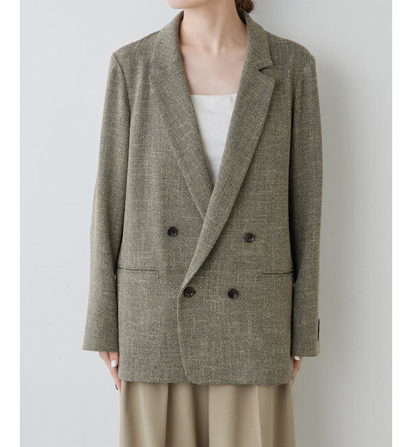  「ツイードジャケット」|テーラードジャケット|