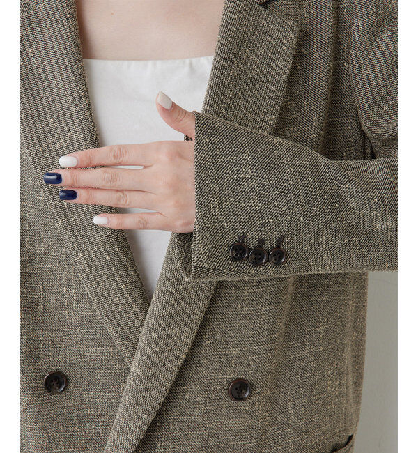  「ツイードジャケット」|テーラードジャケット|
