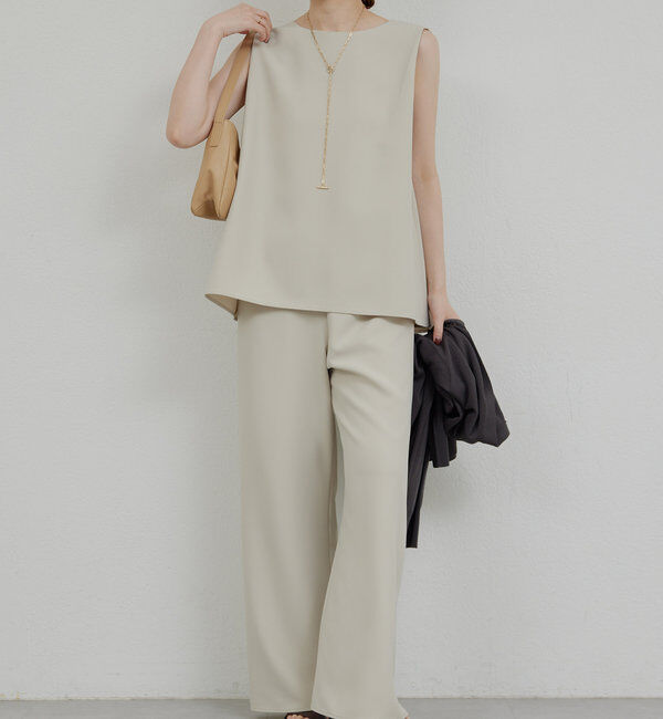  「【サイズ展開あり】ショルダータックノースリ」|シャツ・ブラウス|