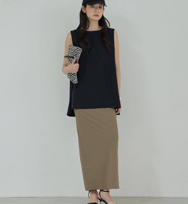  「【サイズ展開あり】ショルダータックノースリ」|シャツ・ブラウス|