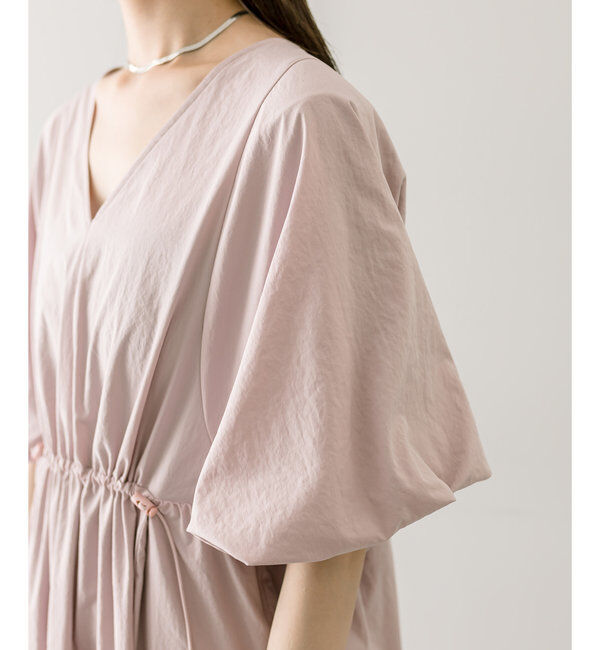  「【3サイズ展開】ドロストギャザーワンピース」|ワンピース|