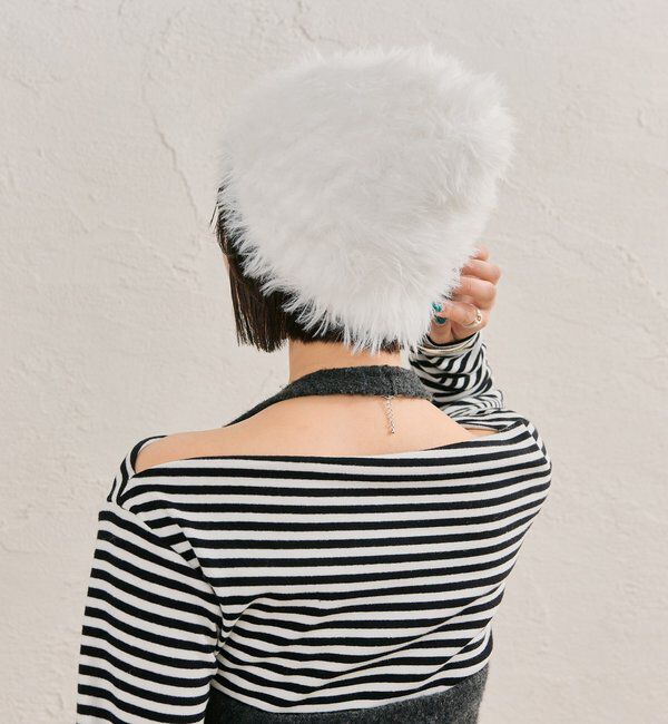  「シャギーニット帽」|ハット|