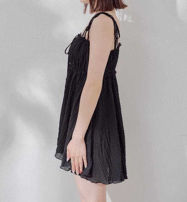  「【WEB限定/REVIVAL】肩リボンキャミチュニック水着３点セット」|ビキニ|