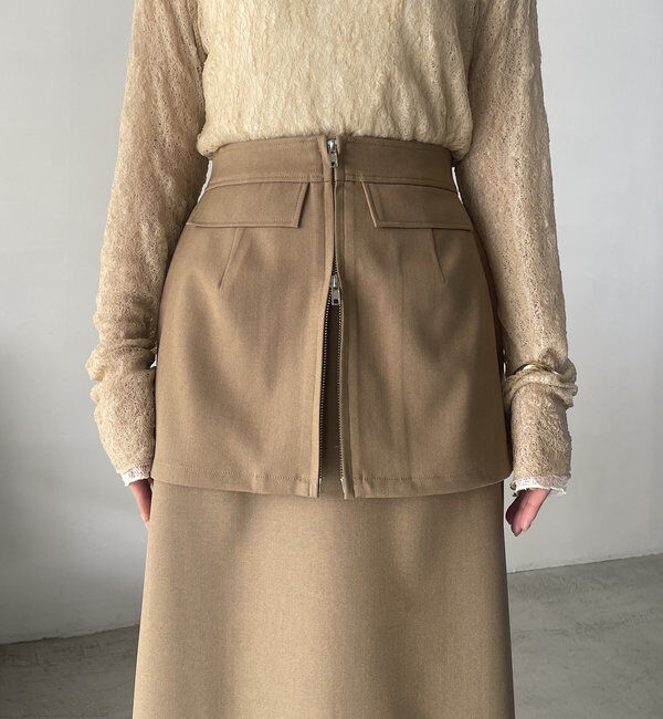  「2SETレイヤードスカート」|スカート|