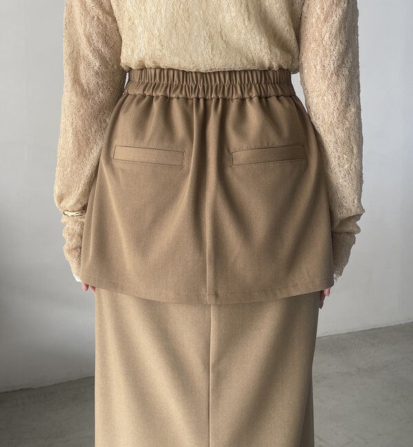  「2SETレイヤードスカート」|スカート|