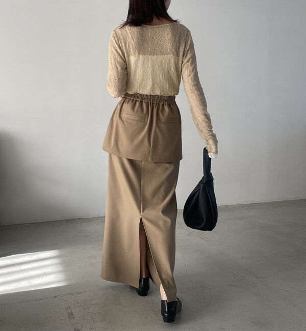  「2SETレイヤードスカート」|スカート|