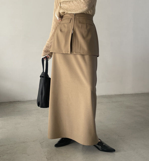  「2SETレイヤードスカート」|スカート|