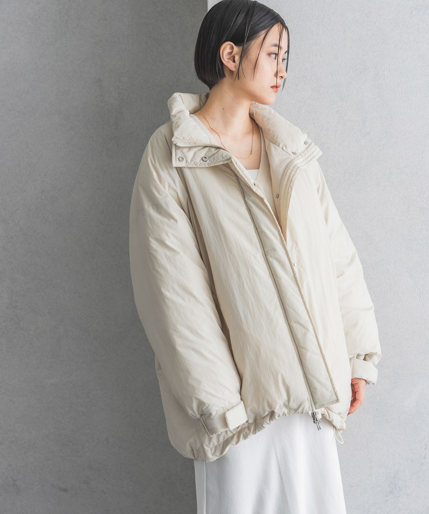A part by 「エアサーマルスタンドブルゾン」|ダウン|ナチュラル