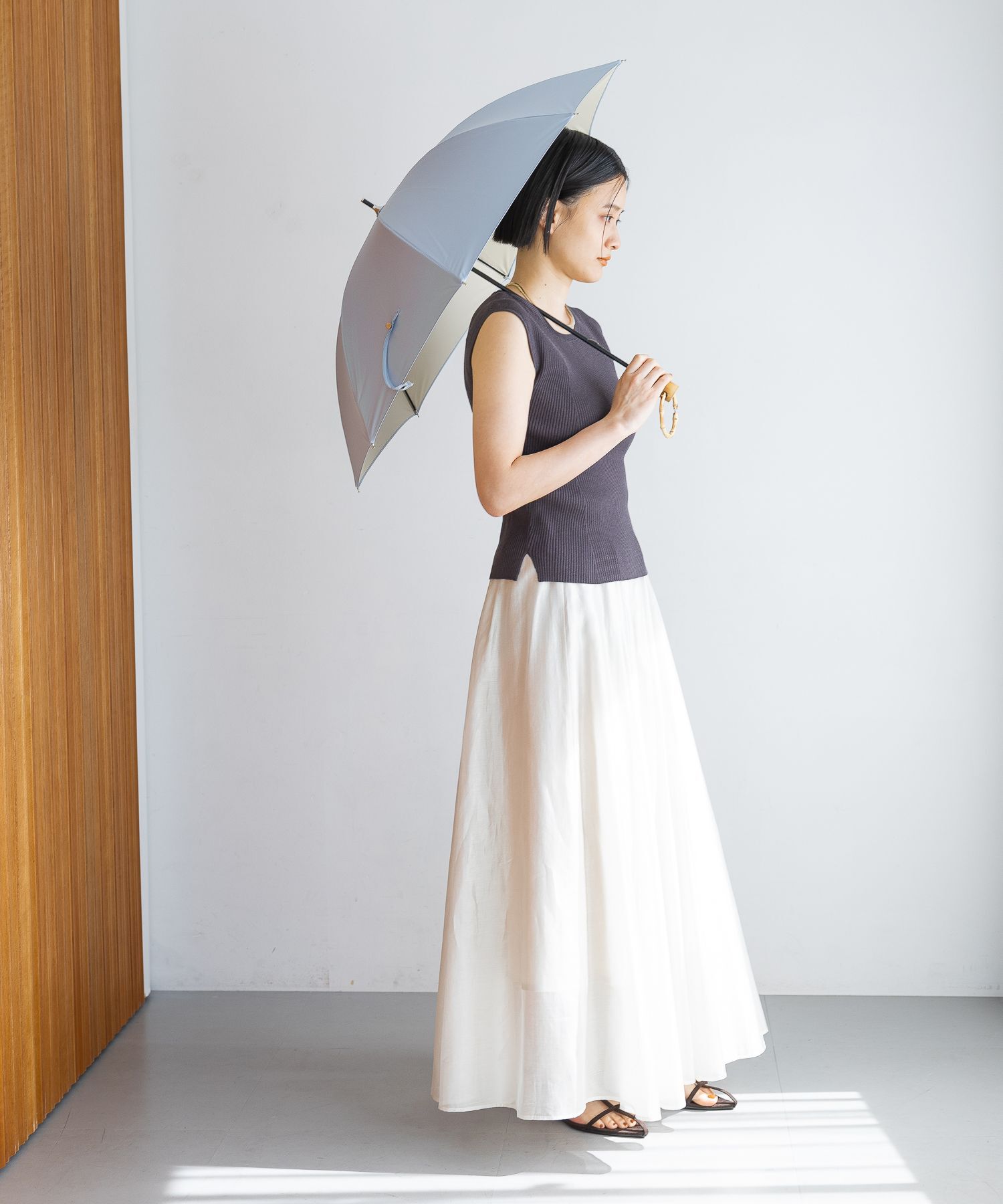  「【晴雨兼用】リングハンドルシャコウガサ」|傘|