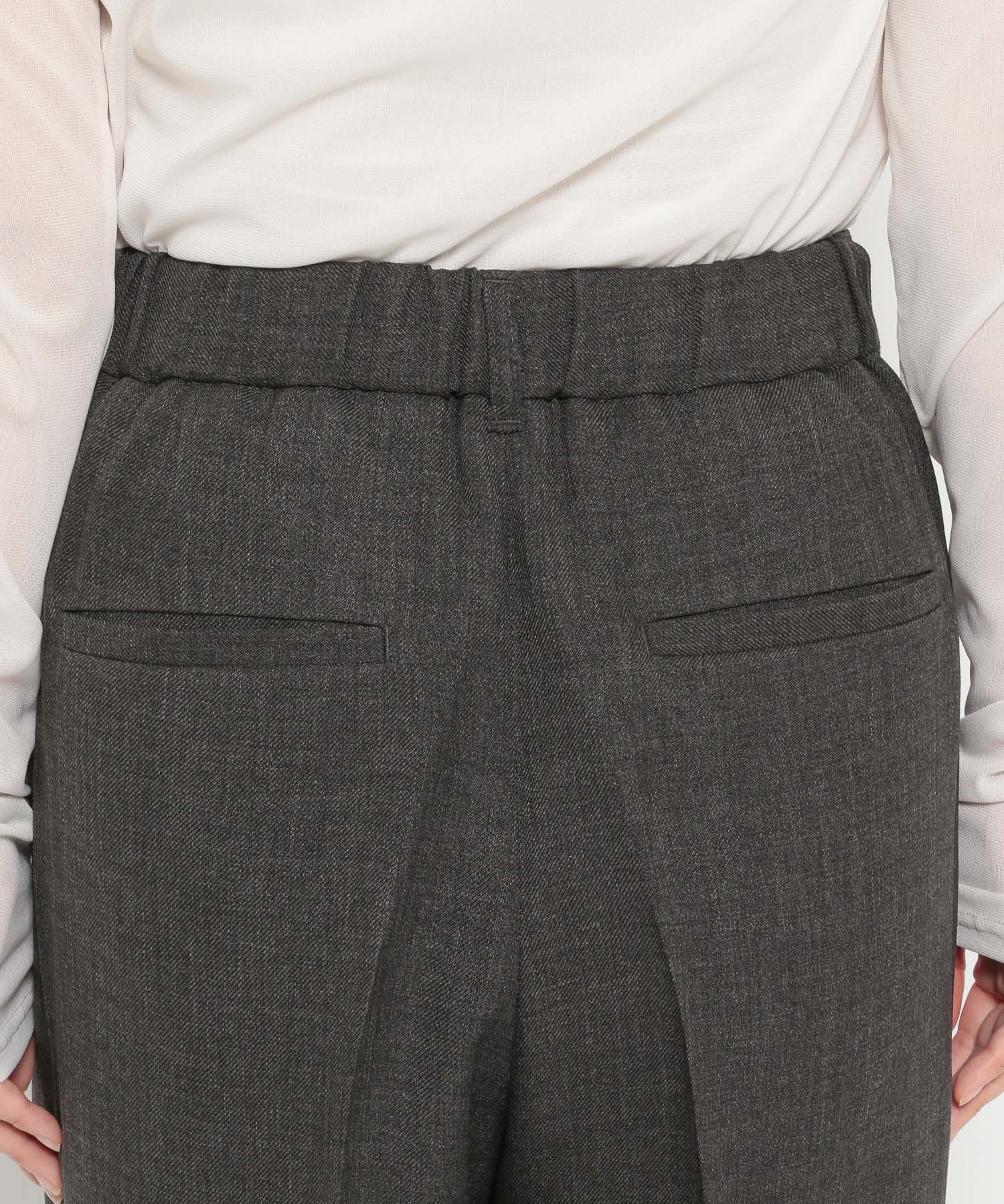 LOWRYS FARM「メランジツイルワイドパンツ」|チノ|