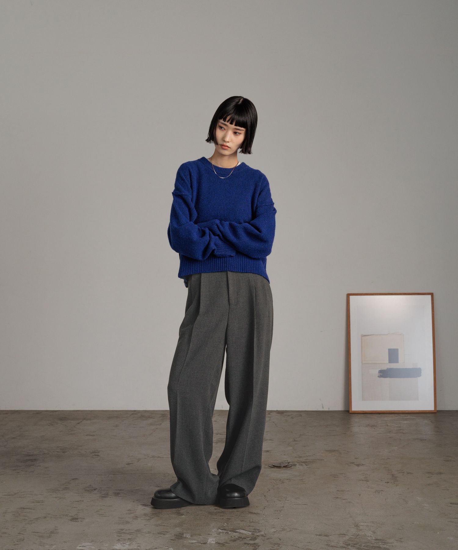 LOWRYS FARM「キリカエショートプルオーバー」|ニット・セーター|