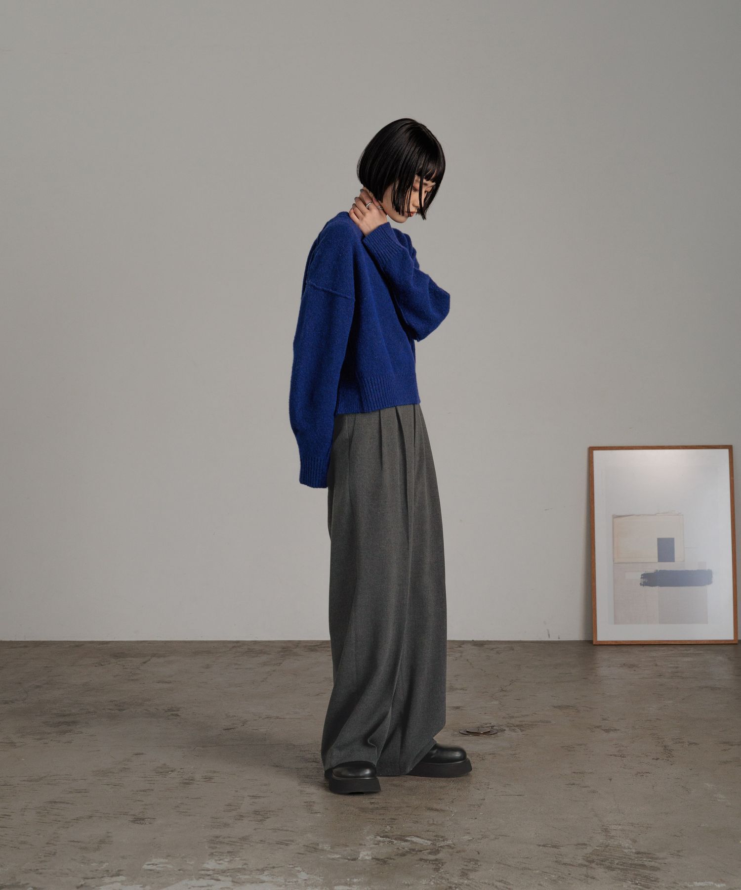 LOWRYS FARM「キリカエショートプルオーバー」|ニット・セーター|