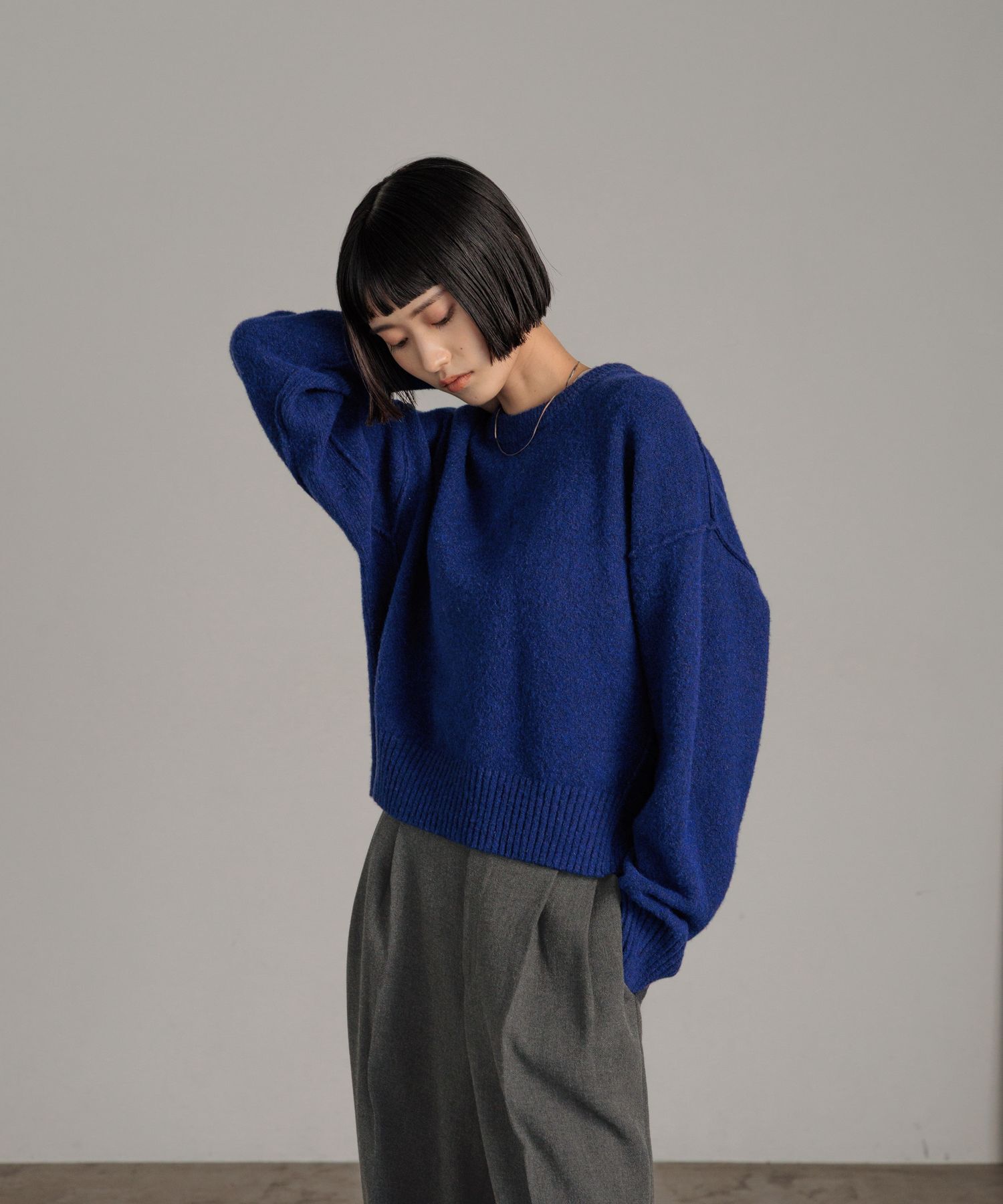 LOWRYS FARM「キリカエショートプルオーバー」|ニット・セーター|