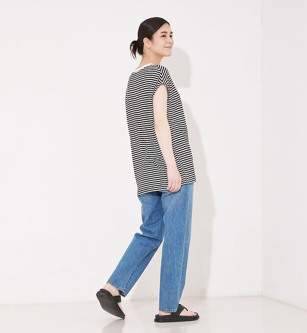 collex「【WEB限定】フレンチスリーブボーダーTシャツ」|Tシャツ・カットソー|