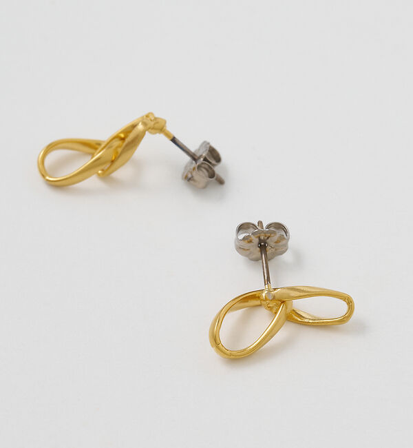 collex「【Ljud/ユード】ツインリングピアス」|ピアス|ゴールド