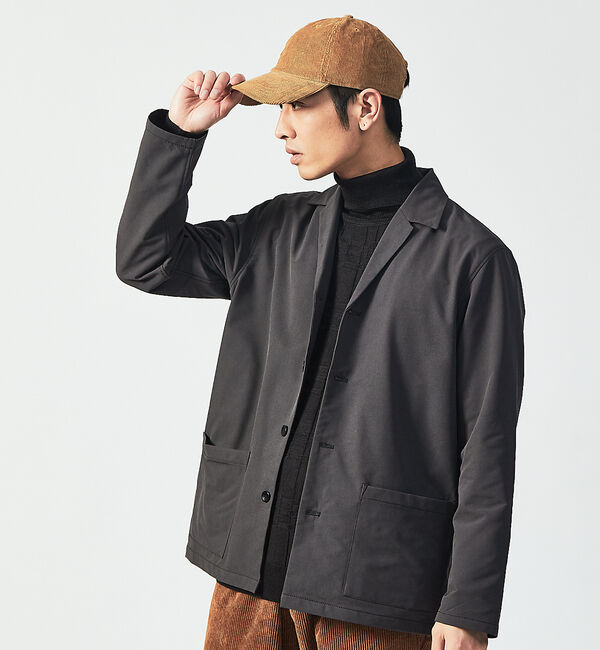 ABAHOUSE「バックナッピング/リバーチェック カバーオール シャツ」|その他|スミクロ