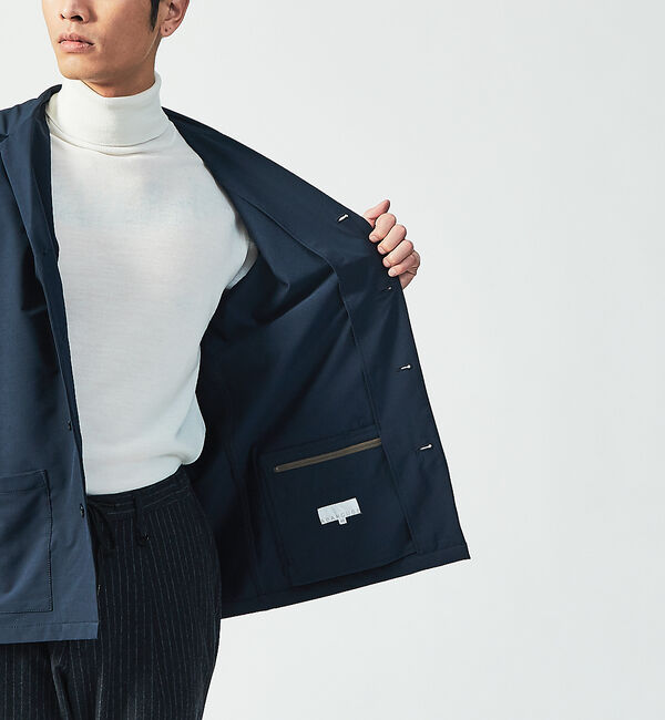 ABAHOUSE「バックナッピング/リバーチェック カバーオール シャツ」|その他|