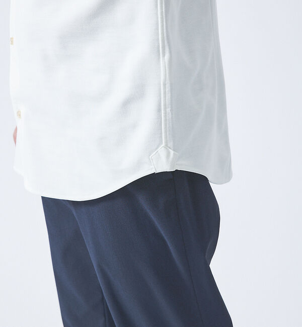 ABAHOUSE「【FLEX SHIRTS】リネンフェイス マルチストレッチ ボタンダウン ブロー」|シャツ・ブラウス|