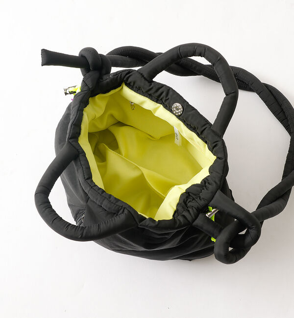 ABAHOUSE「【cheek/チーク】puf kinchaku C25003　巾着２wayトート」|トートバッグ|