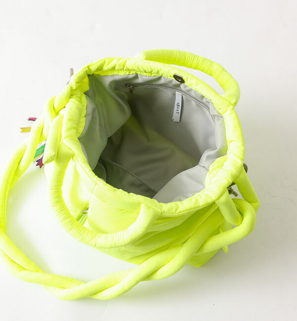 ABAHOUSE「【cheek/チーク】puf kinchaku C25003　巾着２wayトート」|トートバッグ|