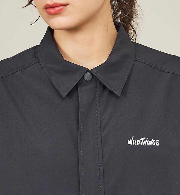 ABAHOUSE「【WILDTHINGS / ワイルドシングス】ELASTIC NYLON DEN」|シャツ・ブラウス|