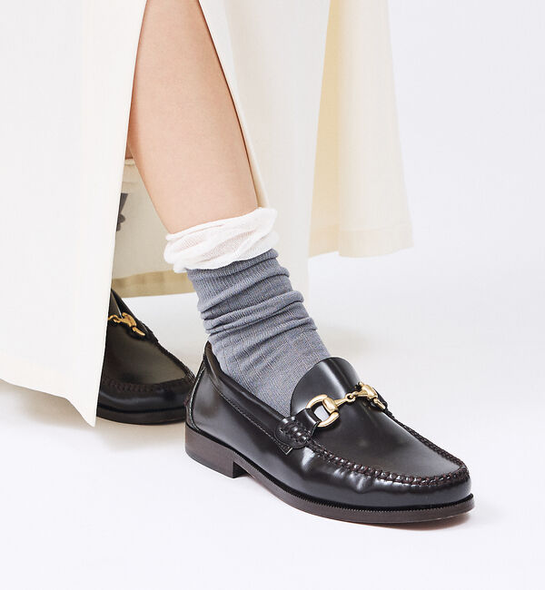 Rouge vif「【MES CHAUSSETTES/メ・ショセット】Layeredソックス/靴下/」|ソックス|グレー