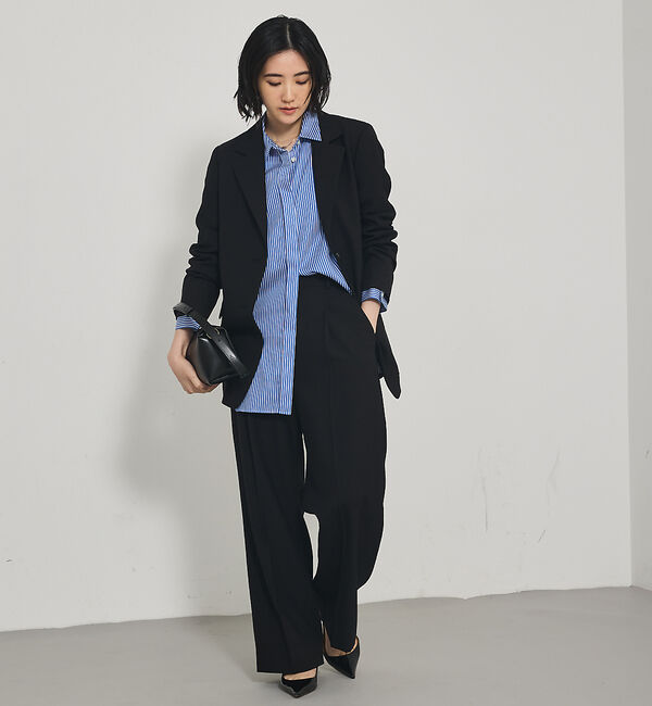 qualite「袖スリットレギュラーシャツ」|シャツ・ブラウス|