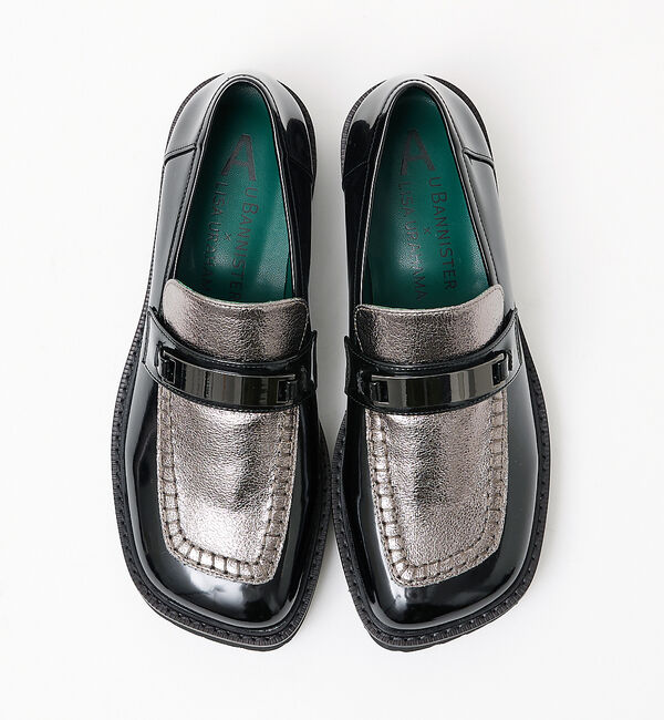 AU BANNISTER「浦浜アリサ&times;Au BANNISTERコラボ オブリークトゥローファー」|ローファー|